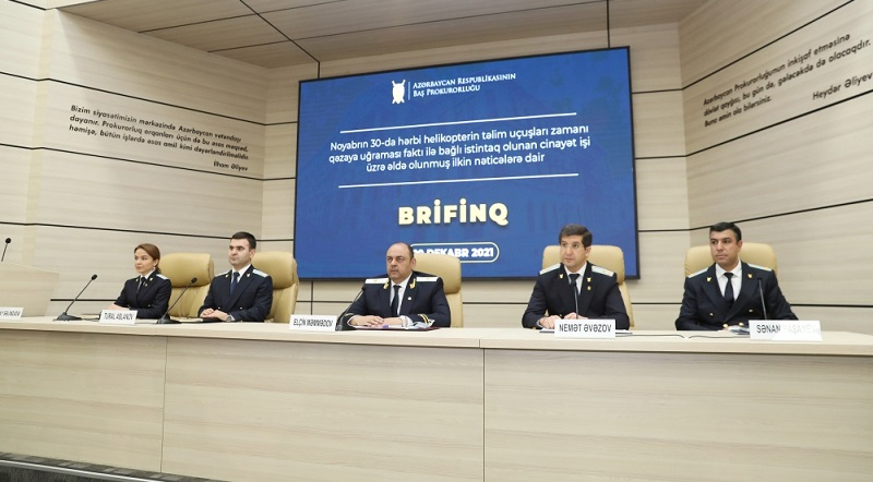 Azerbaijan discloses causes of military helicopter crash (UPDATED) 