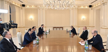 President Ilham Aliyev received Turkish minister of energy and natural resources
