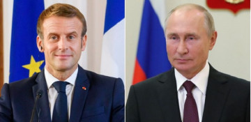 Putin, Macron discuss situation in Karabakh