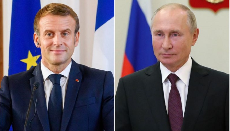 Putin, Macron discuss situation in Karabakh