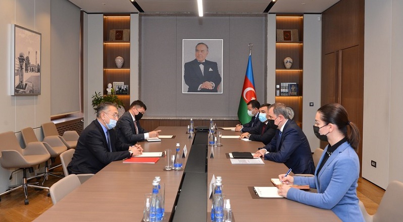 Azerbaijani FM met with Deputy Chairman of Kyrgyz Security Council