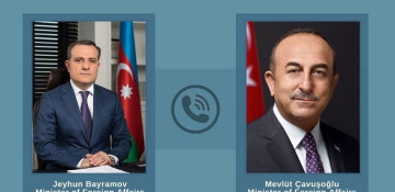 Azerbaijani, Turkish FMs discuss situation in South Caucasus