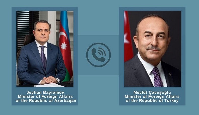 Azerbaijani, Turkish FMs discuss situation in South Caucasus