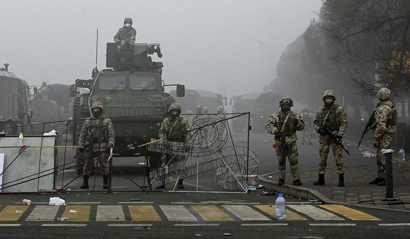 Russian peacekeeping forces begin to fulfill tasks in Kazakhstan