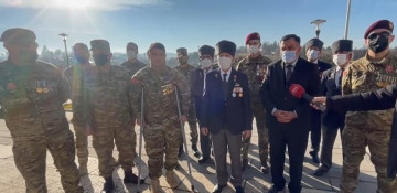 Azerbaijani, Turkish military veterans visit Turkey's parliament