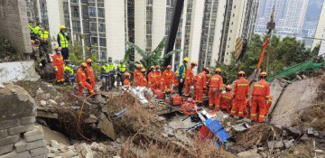 16 dead in canteen collapse in China's Chongqing