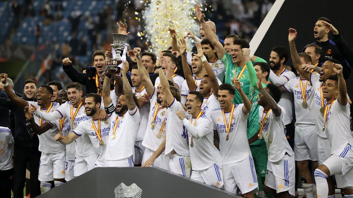 Real Madrid beat Athletic Bilbao 2-0 to win Spanish Super Cup