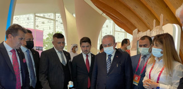 Turkish official visits Azerbaijani pavilion at Expo 2020 Dubai (PHOTO)