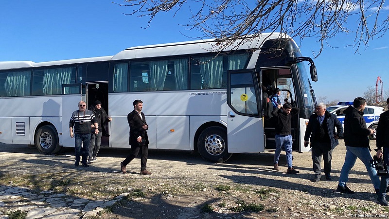 Azerbaijan: First passenger bus from Baku arrives in liberated Aghdam 