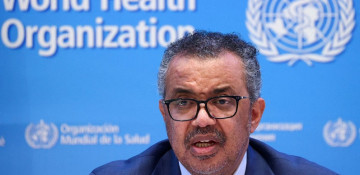 WHO board nominates chief Tedros for May re-election
