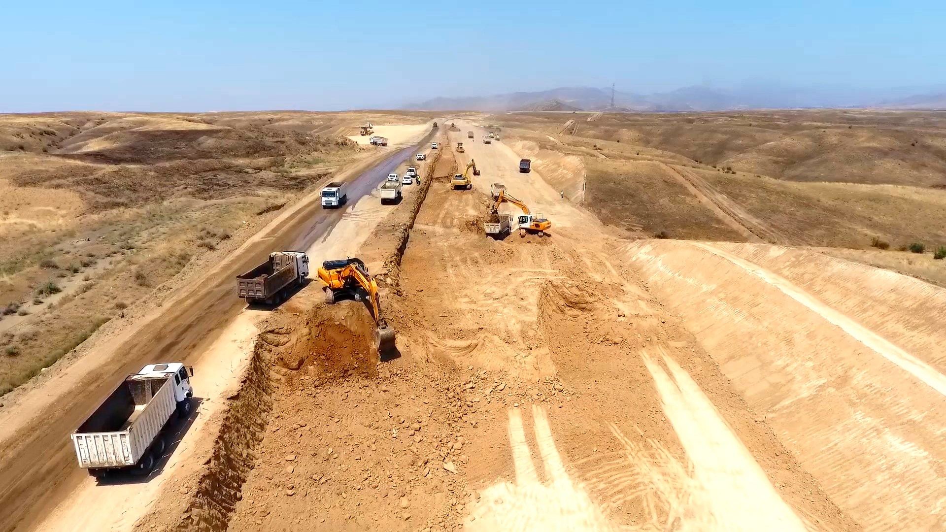 Azerbaijan starts work on nine road construction projects in Karabakh 