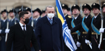 Turkish president arrives in Ukraine for official visit