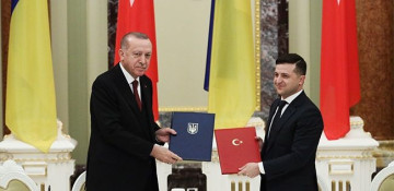 Turkiye, Ukraine ink FTA deal, agree on battle-tested drone production