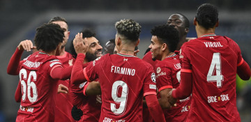 Liverpool beat Inter 2-0 in first leg of Champions League last-16 tie