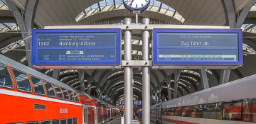 German rail stops trains in half of country due to storms