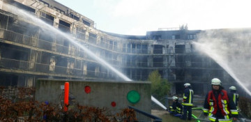 3 hurt, 39 apartments destroyed in German residential complex fire