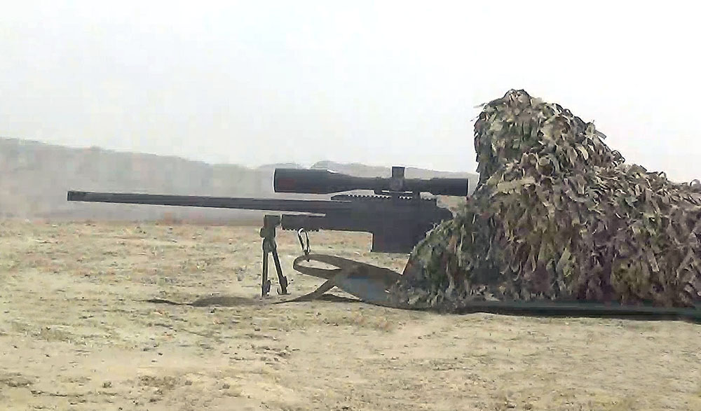Azerbaijani army continues sniper training course (VIDEO)