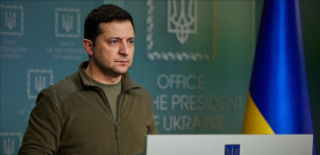 Azerbaijani, Turkish presidents propose organizing Kyiv-Moscow talks: Zelenskyy 