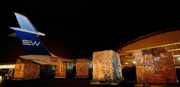 Azerbaijan sends humanitarian aid to Ukraine (VIDEO)