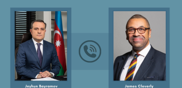 Azerbaijani FM discusses situation in Ukraine with UK's Minister of State