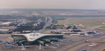 Passenger traffic at Azerbaijan's international airports increased by almost 200%