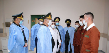 Azerbaijan's DefMin visited military hospital on the eve of Novruz holiday