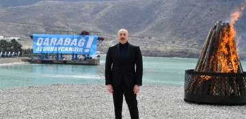 President Aliyev: I am glad and happy that we celebrate Novruz in our native land of Karabakh