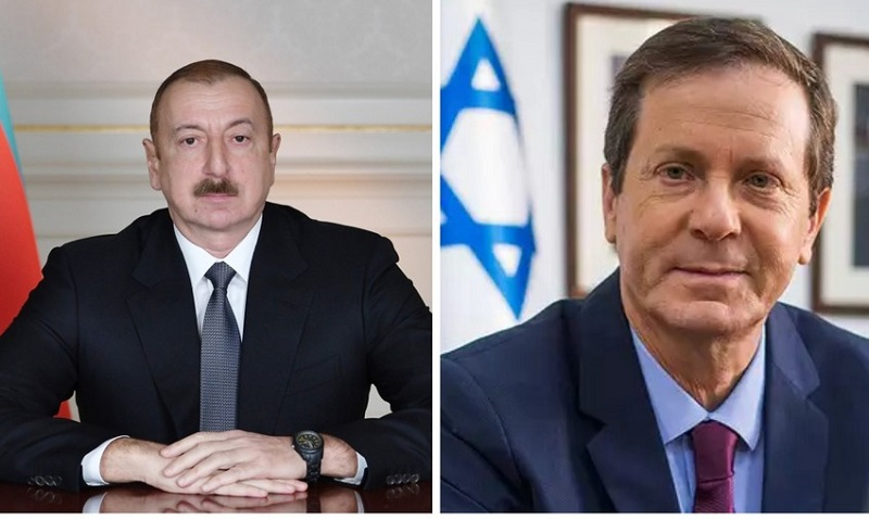 Israeli president congratulates Azerbaijani leader on 30 years of diplomatic ties
