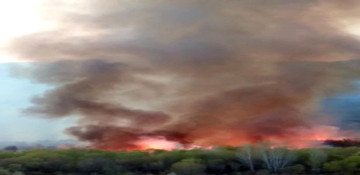 Fire broke out on Turkish-Armenian border