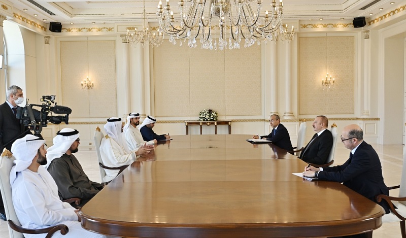 Azerbaijani president hails successful development of relations with UAE in many areas 