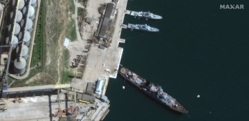 US assesses two Ukrainian missiles struck Russian warship