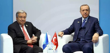 Guterres, Erdogan discuss organization of humanitarian corridors in Ukraine