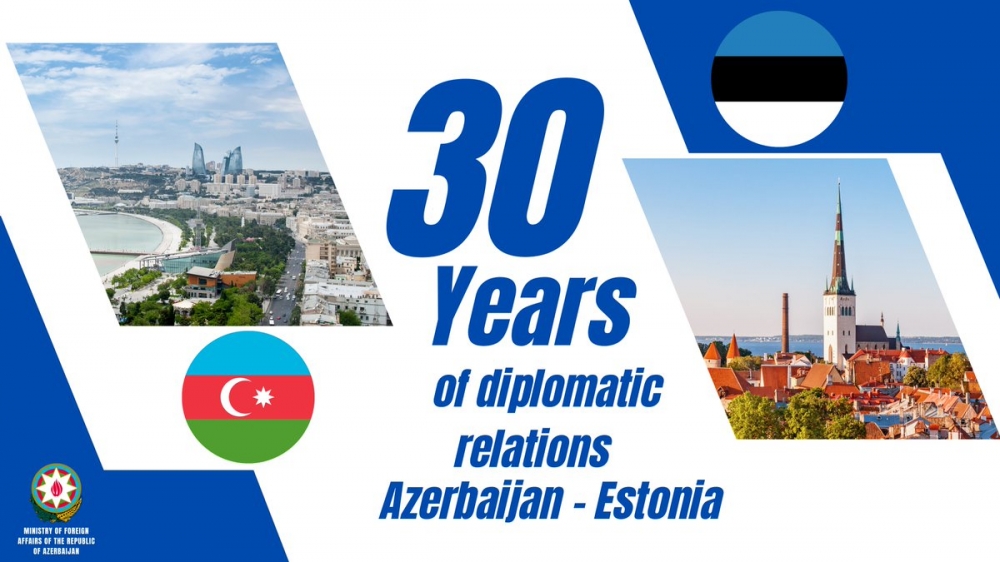 Azerbaijan, Estonia celebrate 30 years of diplomatic relations