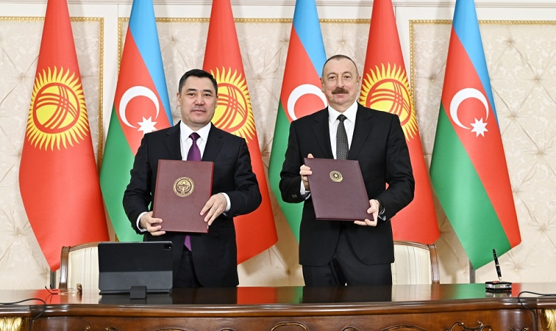 Azerbaijan, Kyrgyzstan ink bilateral documents