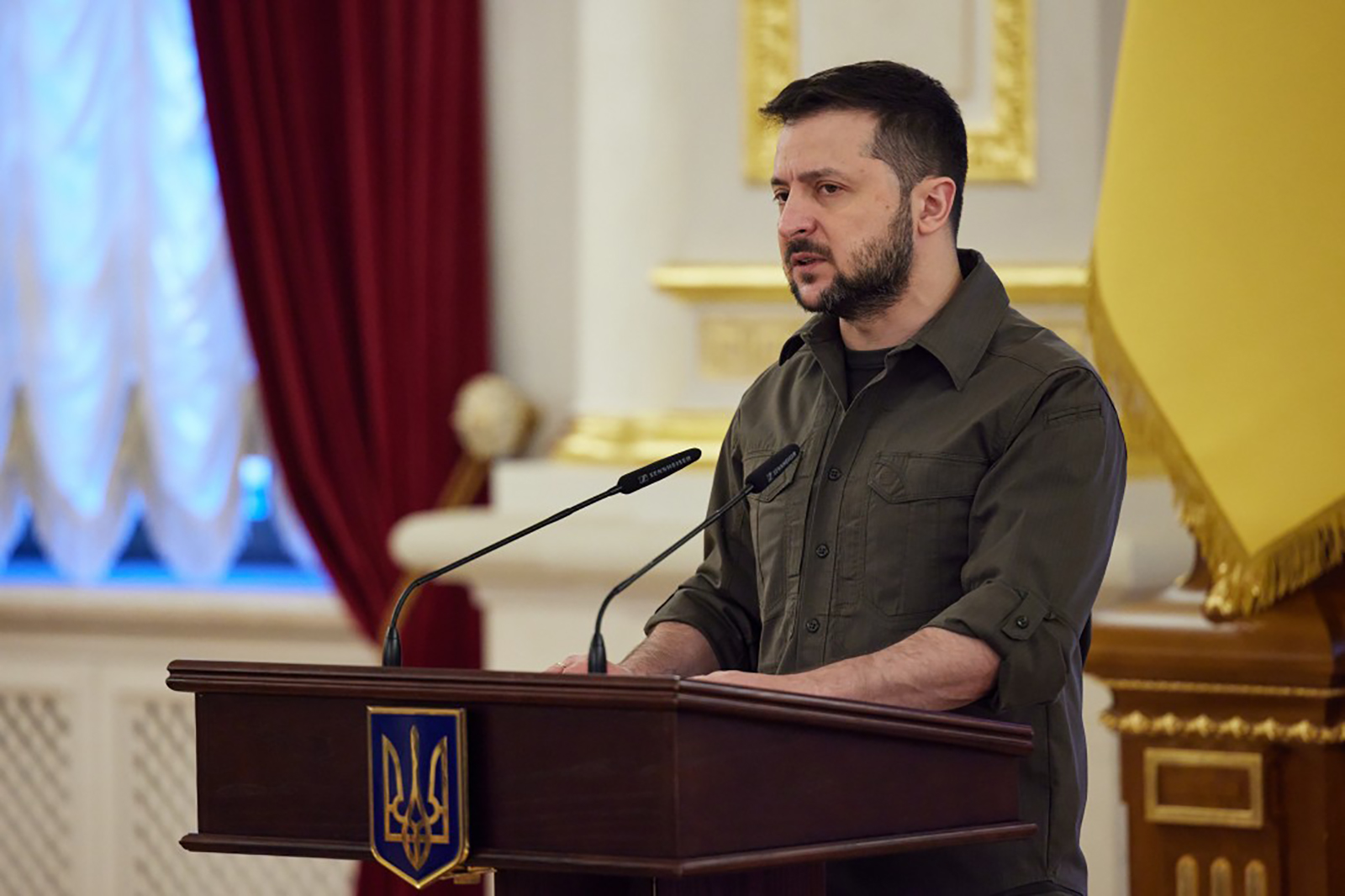 Zelensky says Russia believes it won't be held accountable for war crimes because of its nuclear capability