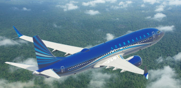 Plane on the Baku-Nakhchivan route turns back due to stormy weather