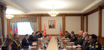 Azerbaijan Defense Minister met with Secretary General of Turkish National Security Council