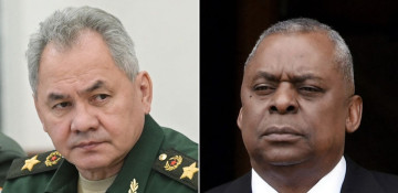 US defense secretary spoke to Russian counterpart for first time since Feb. 18 and urged 