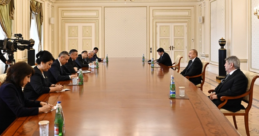 Azerbaijani president receives delegation led by speaker of Legislative Chamber of Uzbekistan`s Oliy Majlis