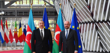President Ilham Aliyev, President of European Council Charles Michel hold one-on-one meeting