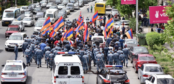 Representatives of the Armenian diaspora join the 