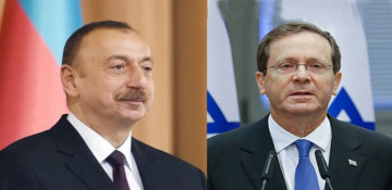 Israeli President congratulates Azerbaijan's President