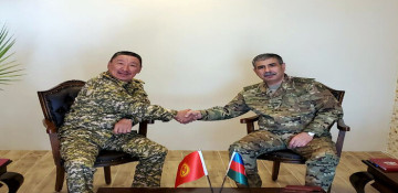 Azerbaijani and Kyrgyz defense ministers held a bilateral meeting