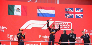 Red Bull’s Max Verstappen wins Azerbaijan Grand Prix