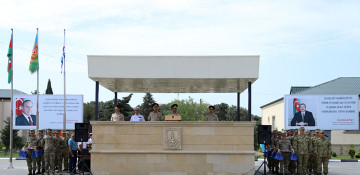 The Minister of Defense attended the next graduation ceremony of the Marines Commando Basic Courses