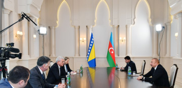 President Ilham Aliyev met with Chairman of Presidency of Bosnia and Herzegovina