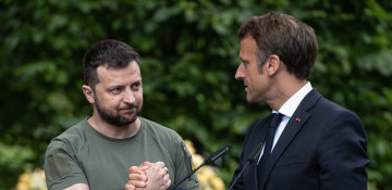 EU is working on exporting grain from Ukraine through Romania, Macron says