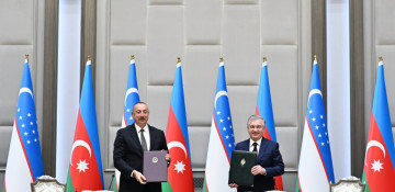 Azerbaijan and Uzbekistan actually cooperate as friends and brothers, and provide support - President Ilham Aliyev