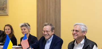 Ukraine's prosecutor general meets with U.S. counterpart