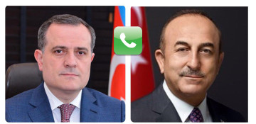 Azerbaijani FM hold phone call with his Turkish counterpart